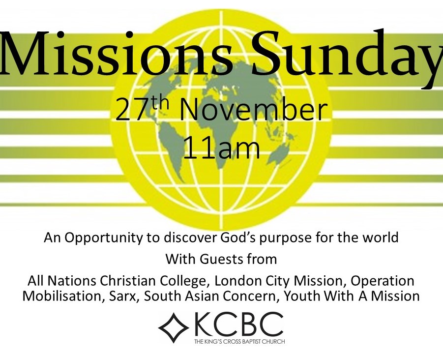 You are currently viewing Missions Sunday